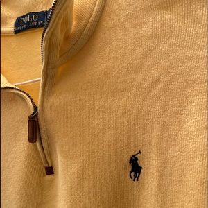 Ralph Lauren Polo Quarter-Zip Sweater Large